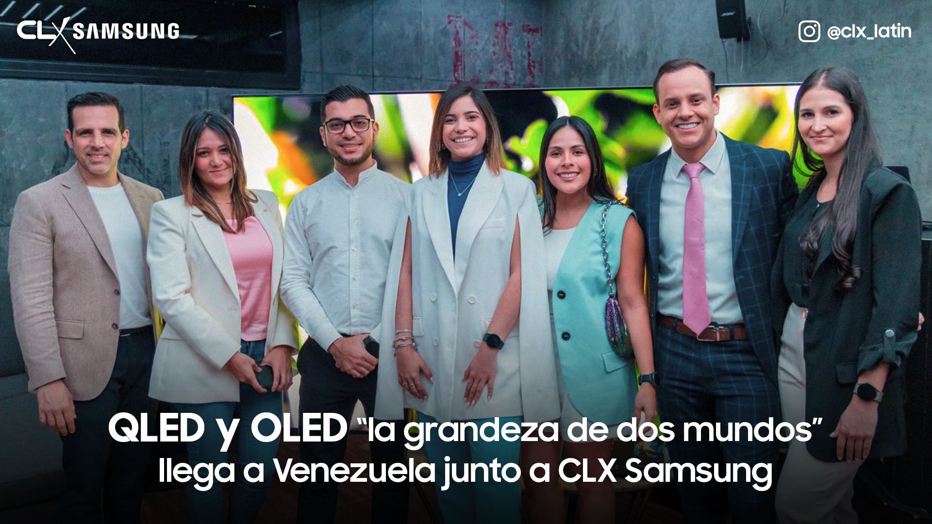 QLED y OLED “la grandeza de dos mundos” llega a Venezuela junto a CLX Samsung