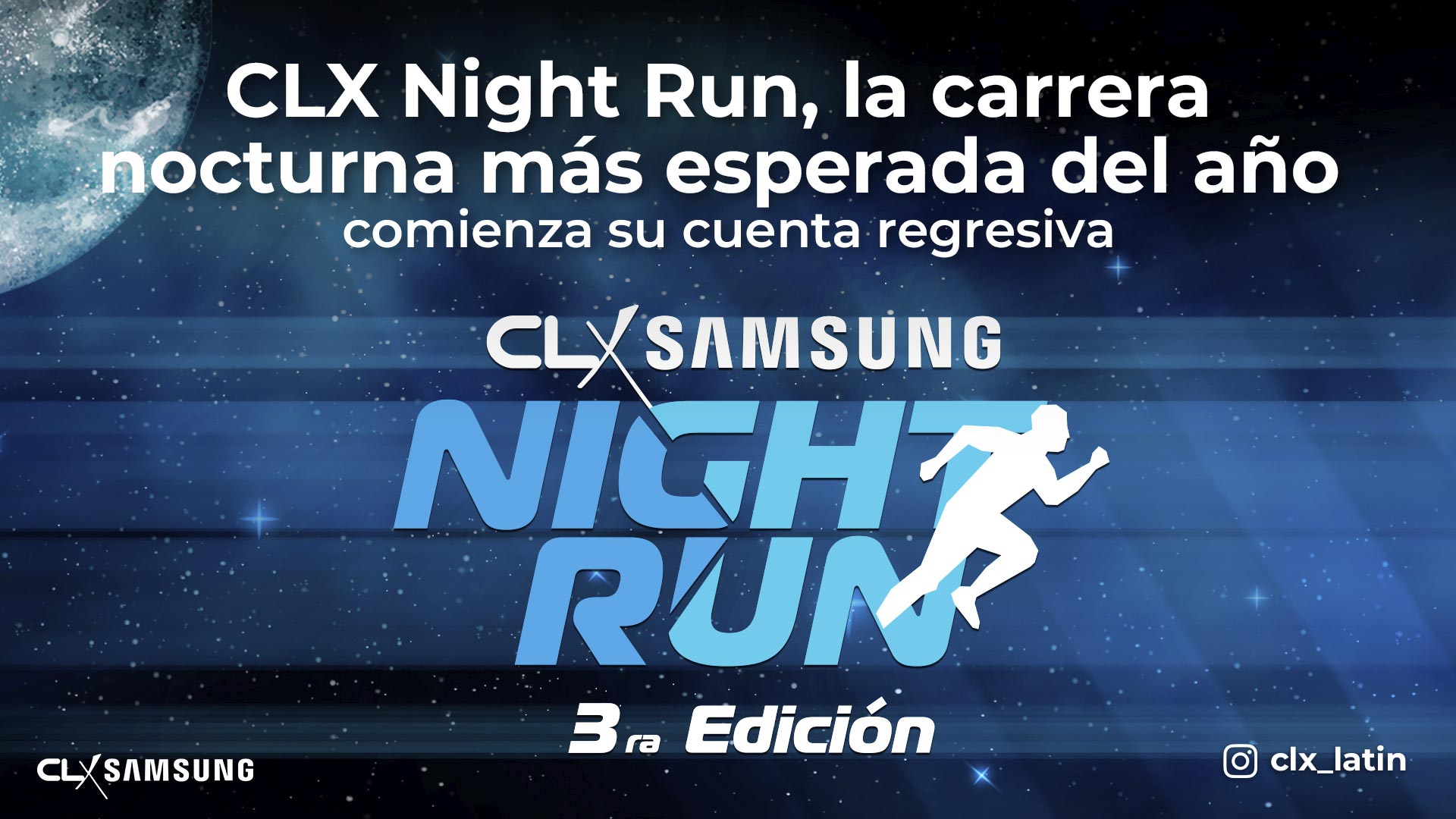 CLX Night Run, la carrera nocturna más esperada del año comienza su cuenta regresiva