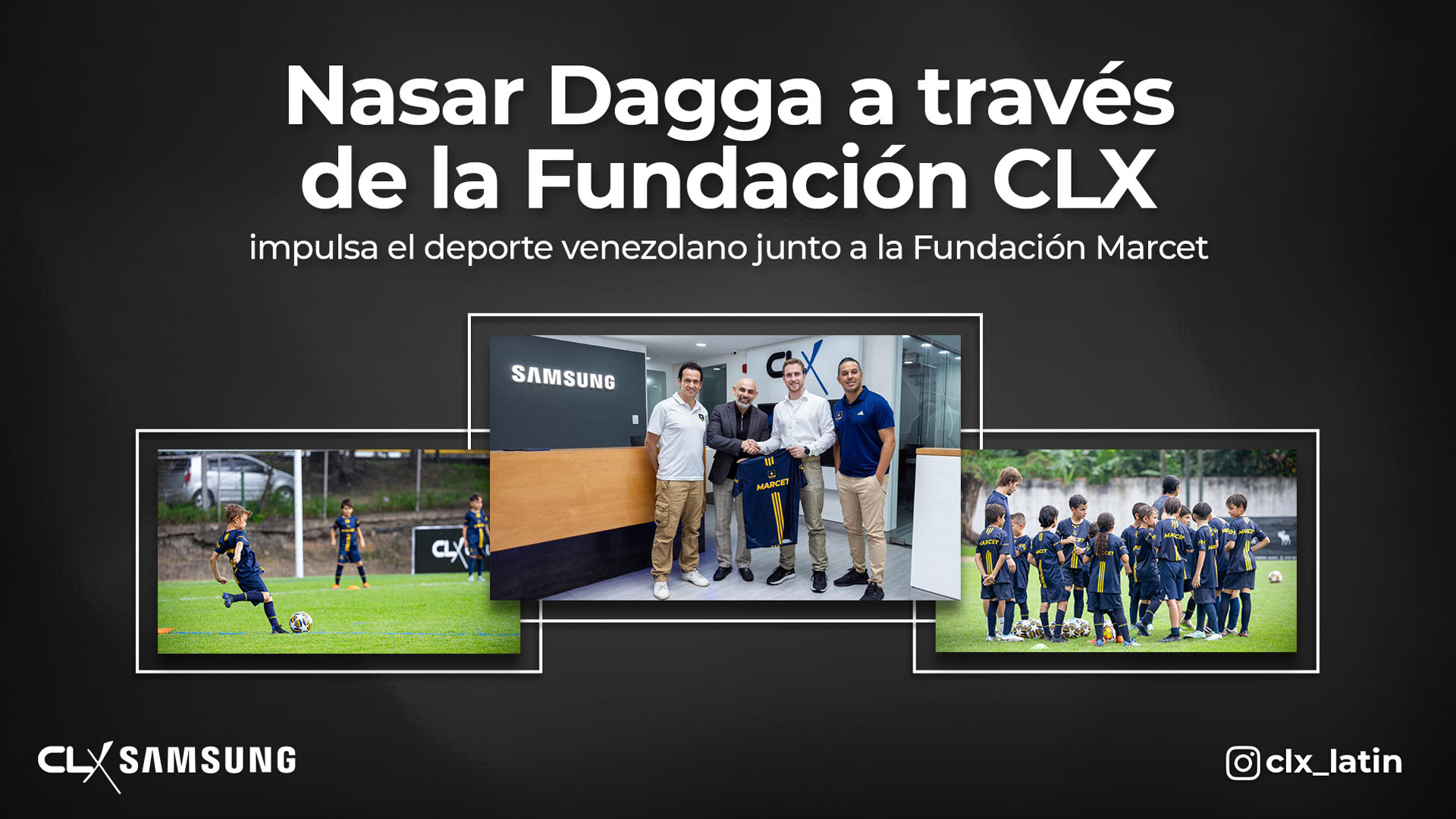 Nasar Dagga a través de la Fundación CLX impulsa el deporte venezolano junto a la Fundación Marcet