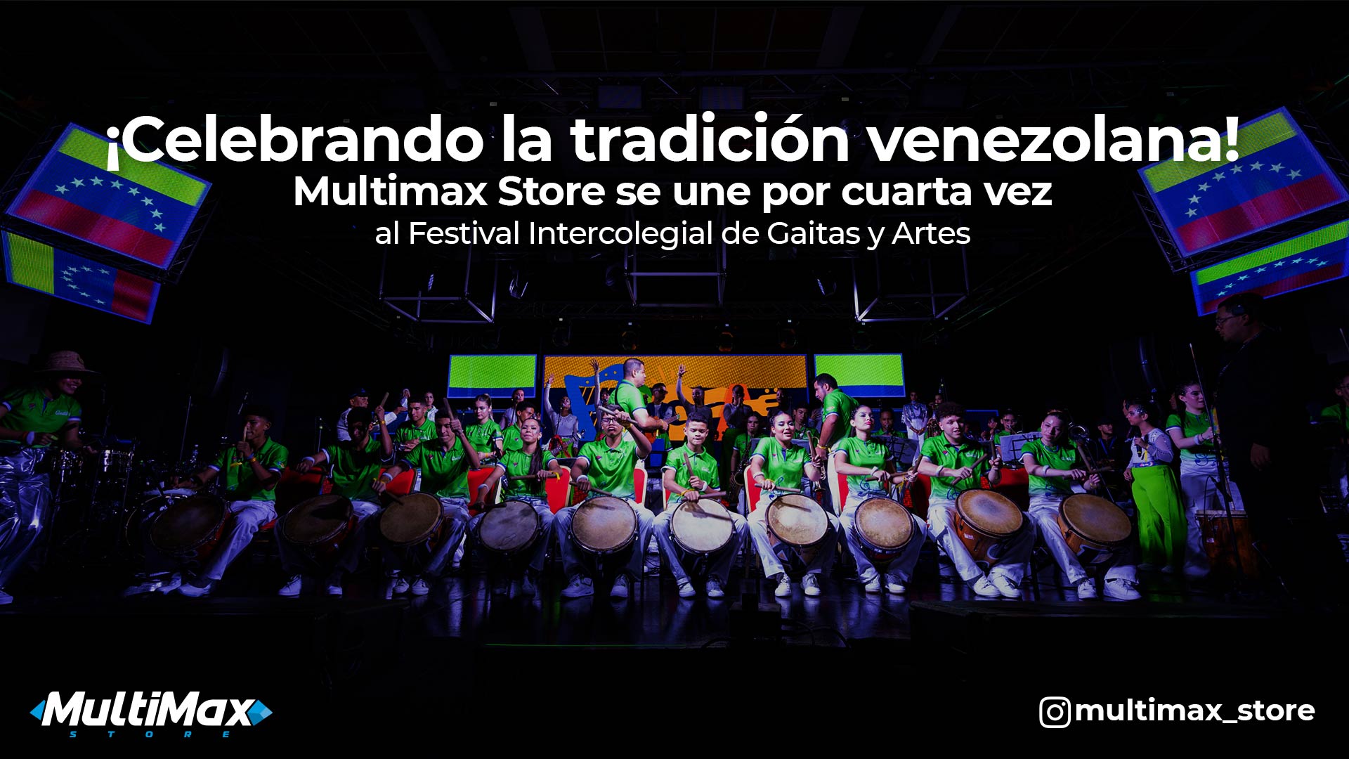 ¡Celebrando la tradición venezolana! Multimax Store se une por cuarta vez al Festival Intercolegial de Gaitas y Artes