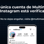 Multimax verificado en Instagram